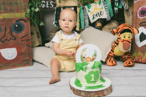 smash the cake anniversaire bébé